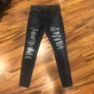 American Eagle Distressed Jeggings